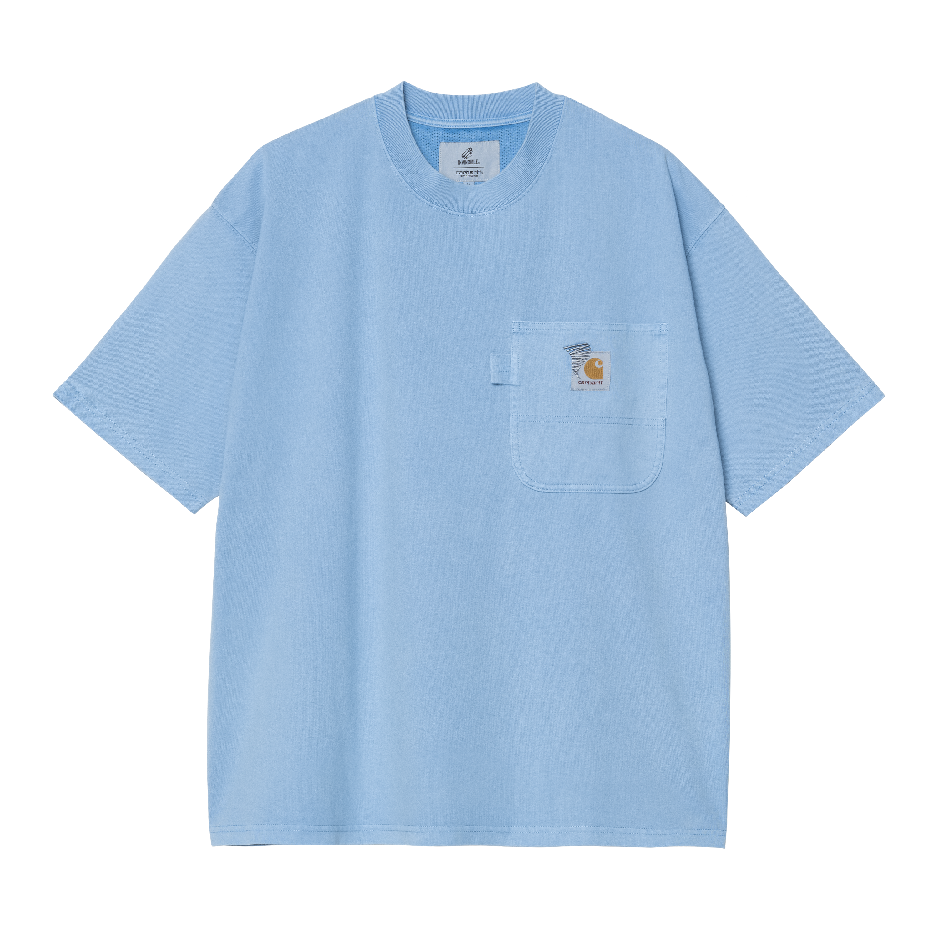Carhartt WIP Carhartt WIP x INVINCIBLE® Short Sleeve Pigment Dyed T-shirt in Blue