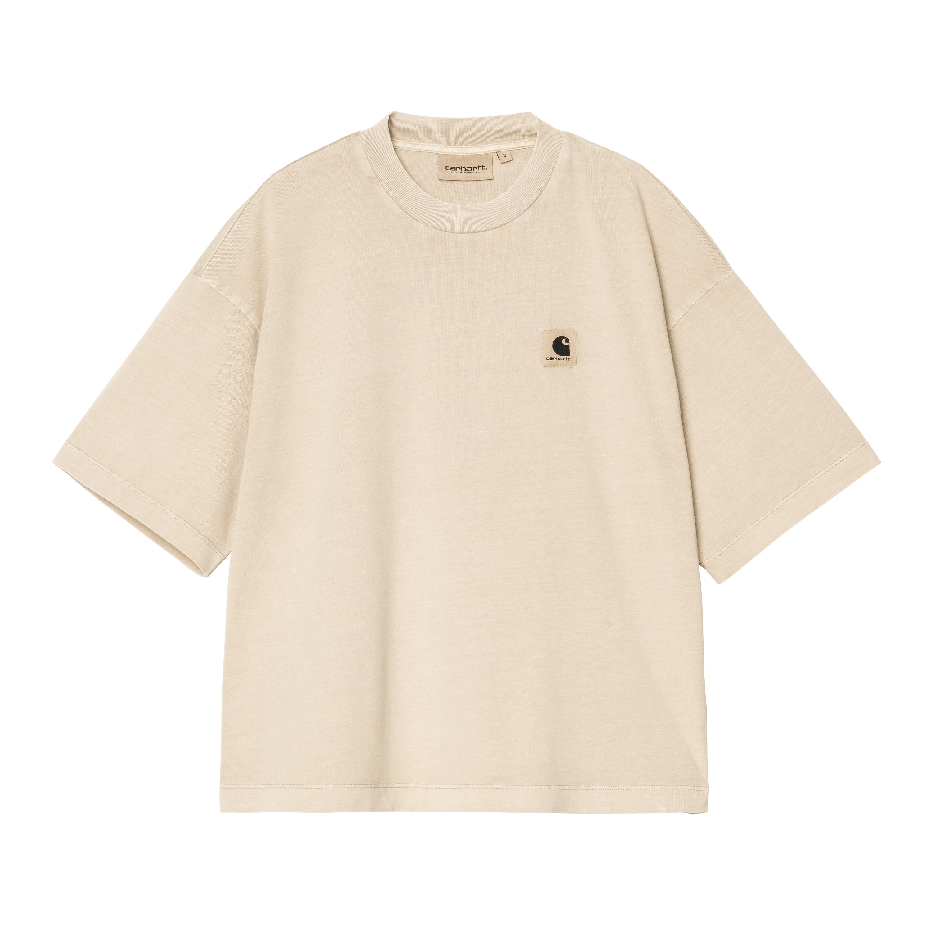 Carhartt WIP Women’s Short Sleeve Nelson T-Shirt in Beige