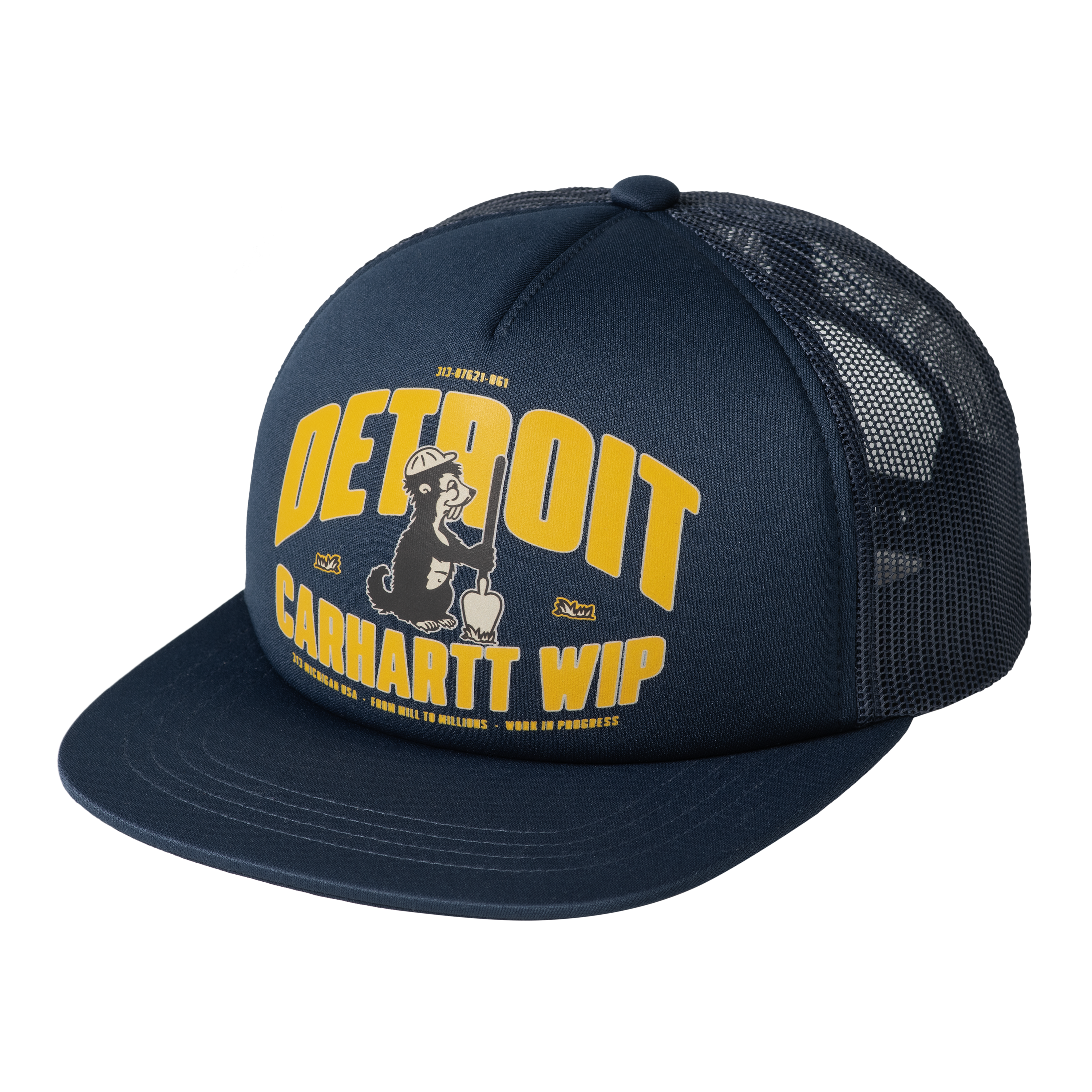 Carhartt WIP Underground Trucker Cap in Blau