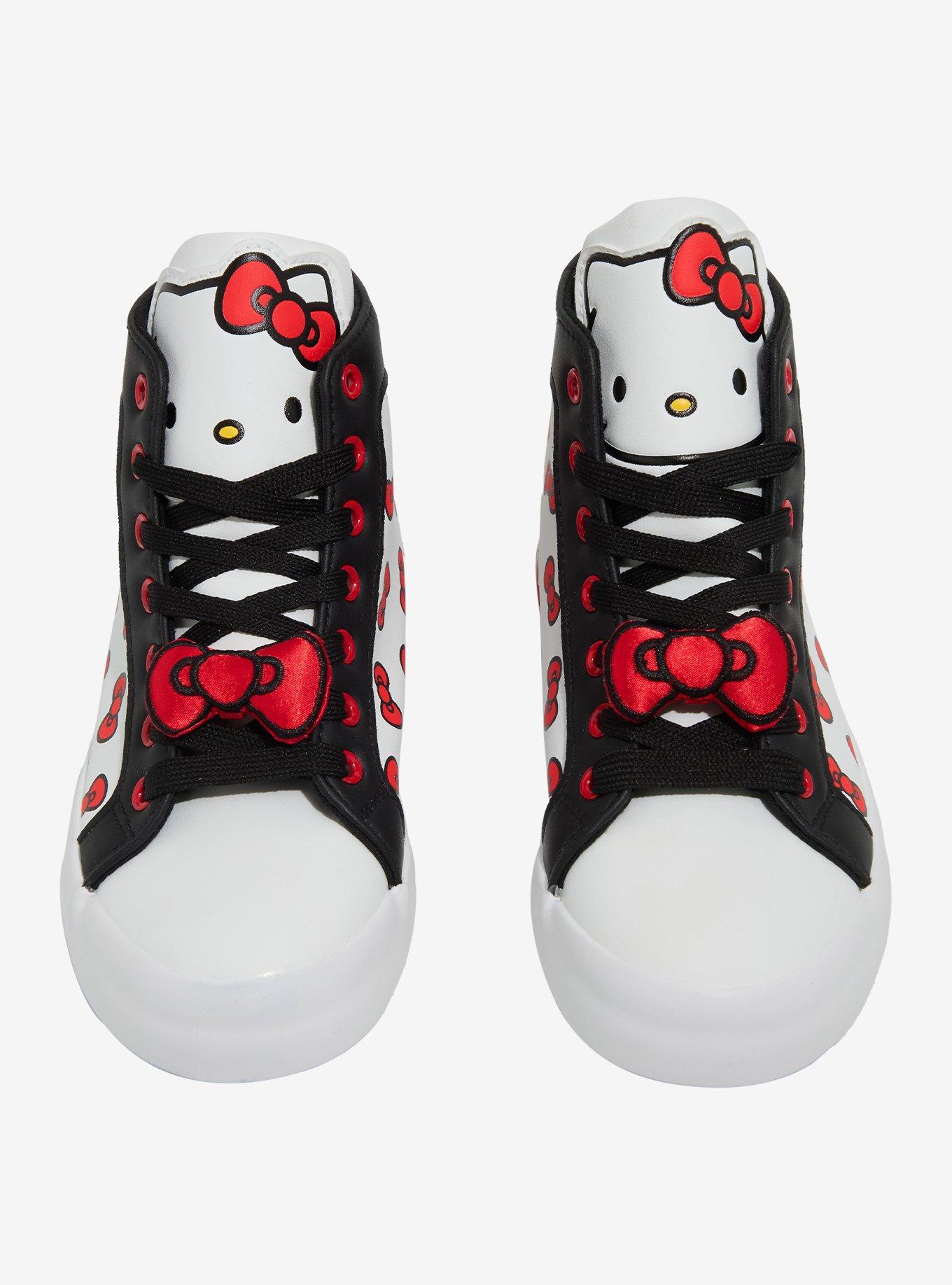 Hello Kitty Bow Hi-Top Sneakers, , hi-res