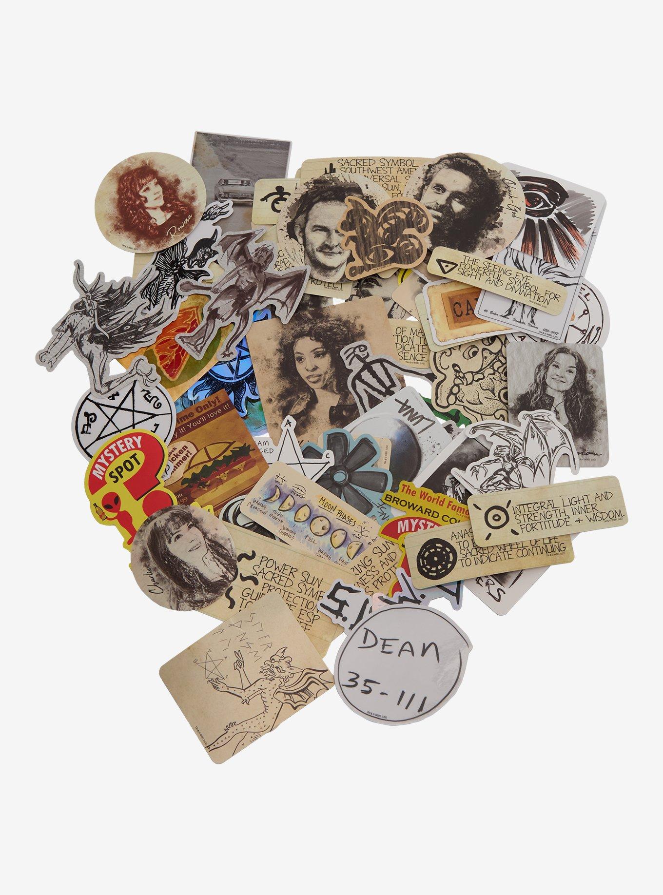 ConQuest Journals Supernatural John Journal Icons Sticker Pack, , hi-res