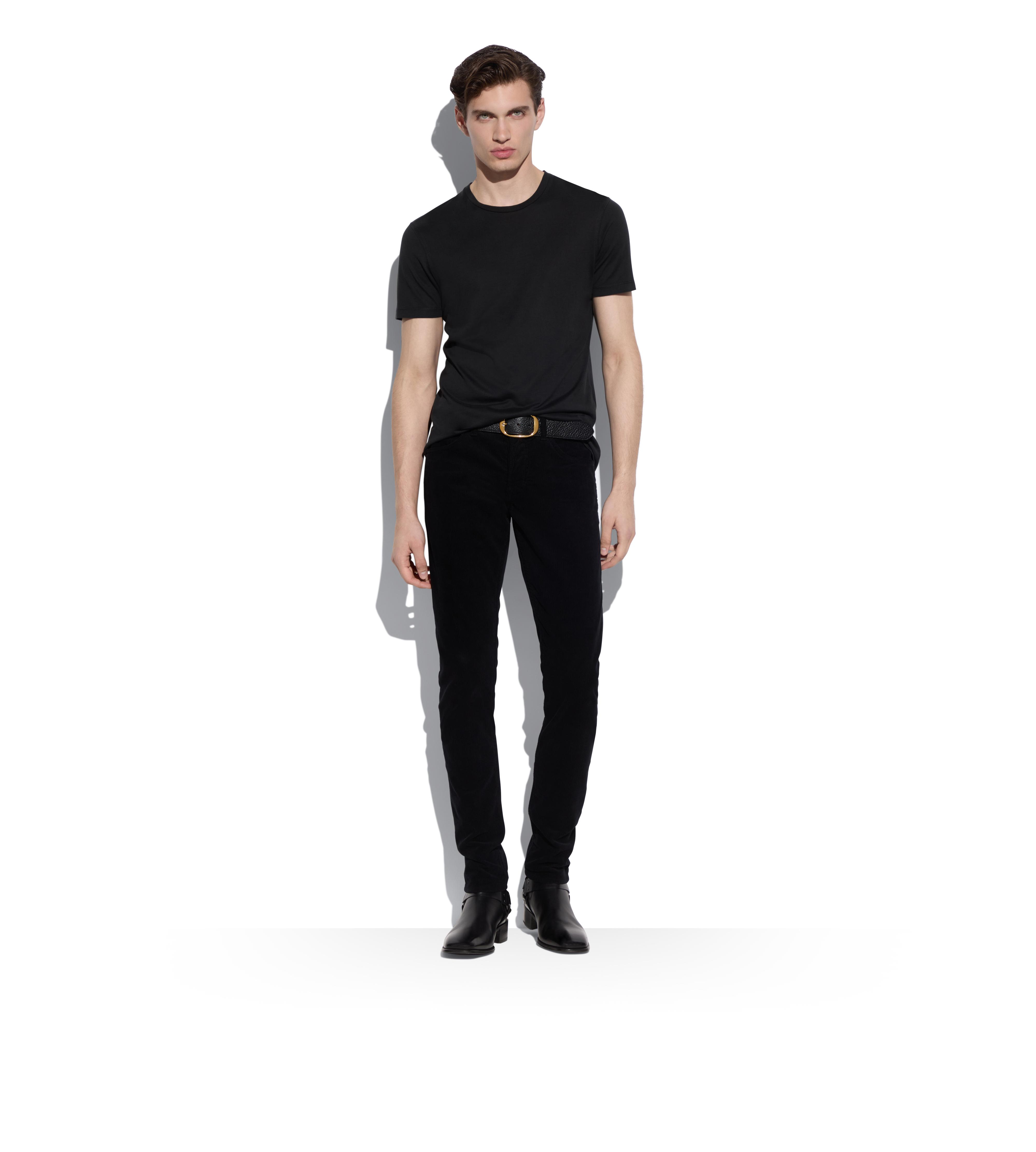 12 WAVES CORD SLIM FIT DENIM