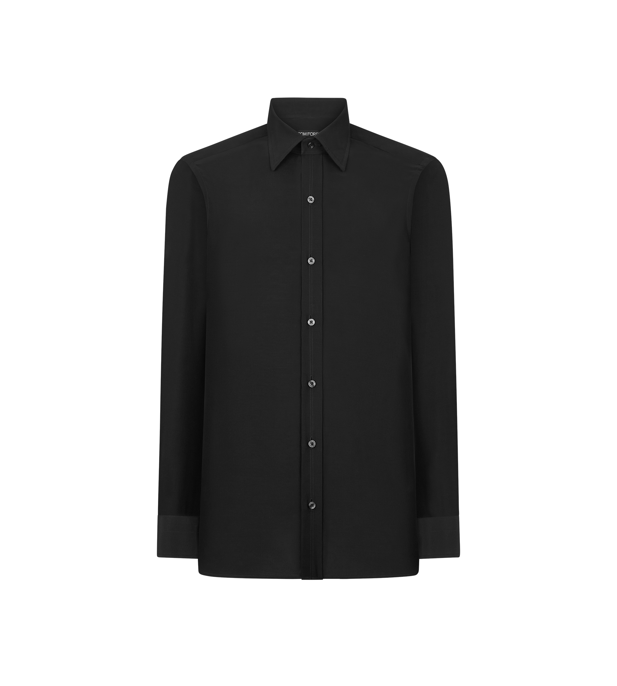 WASHED SILK POPLIN SLIM FIT SHIRT