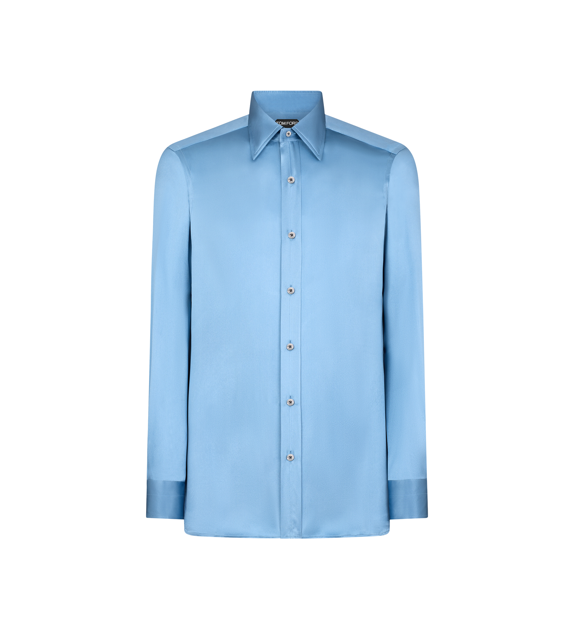 SILK CHARMEUSE SLIM FIT SHIRT