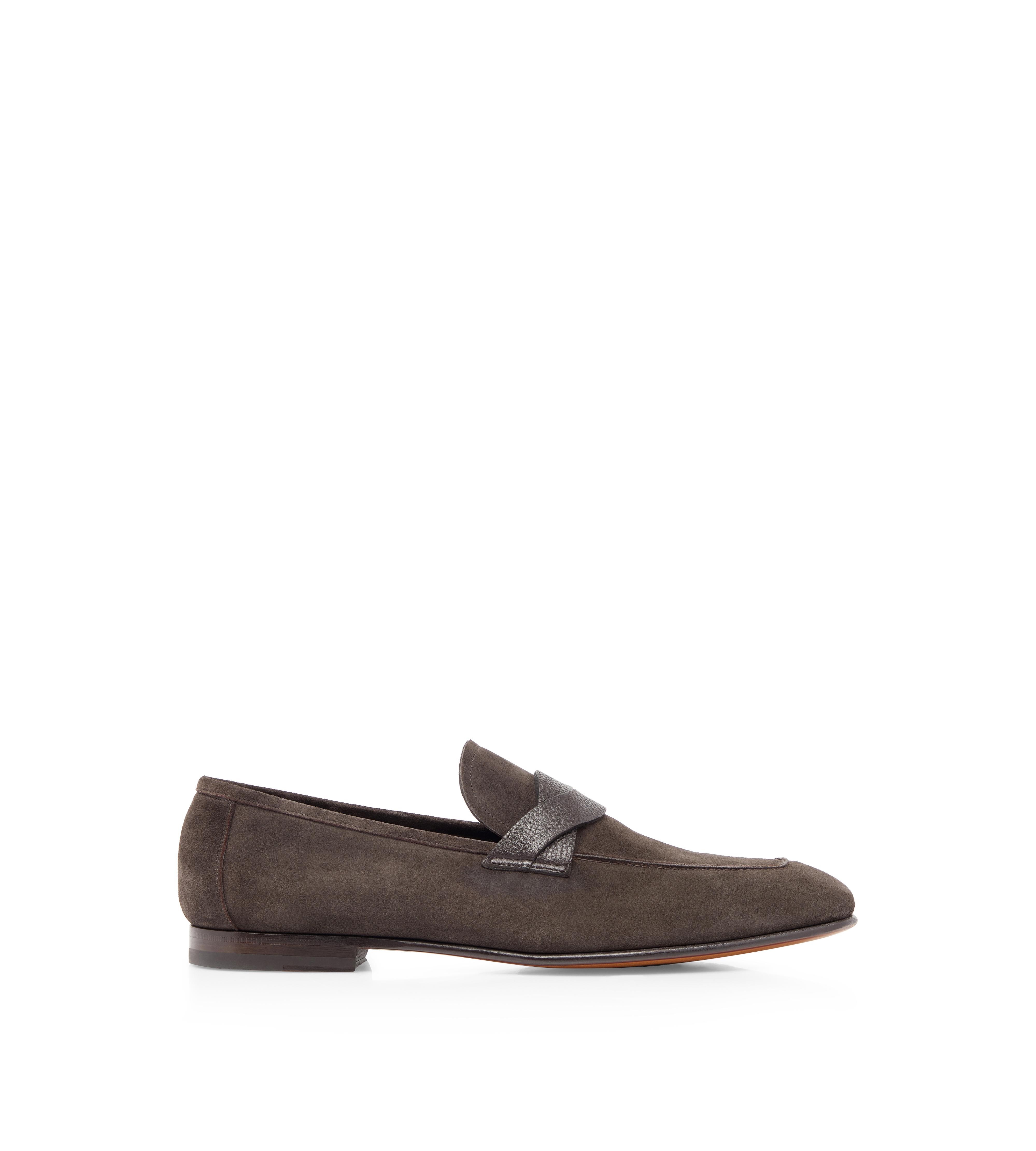 SUEDE SEAN TWISTED BAND LOAFER