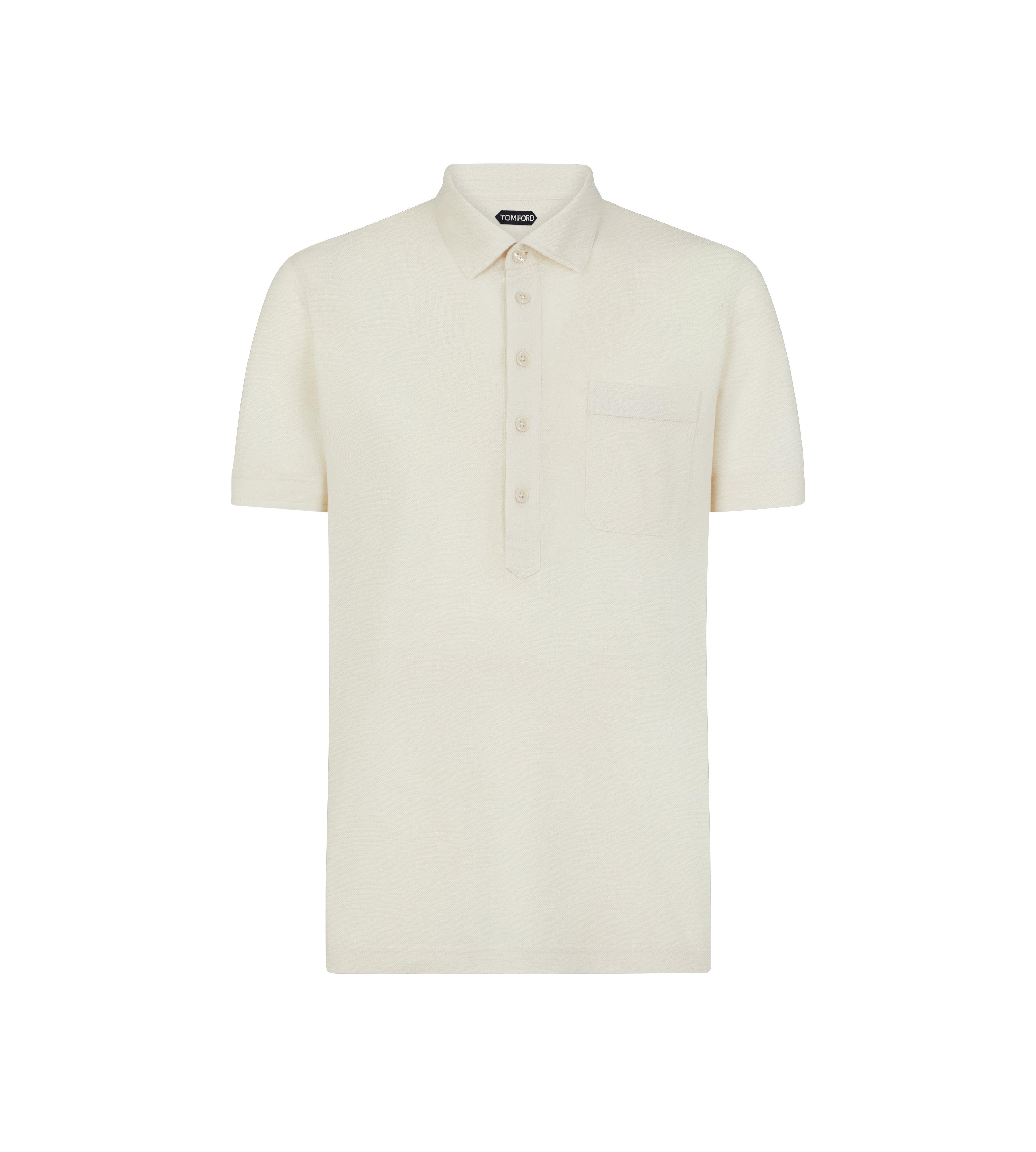 SILK BLEND PIQUET POLO