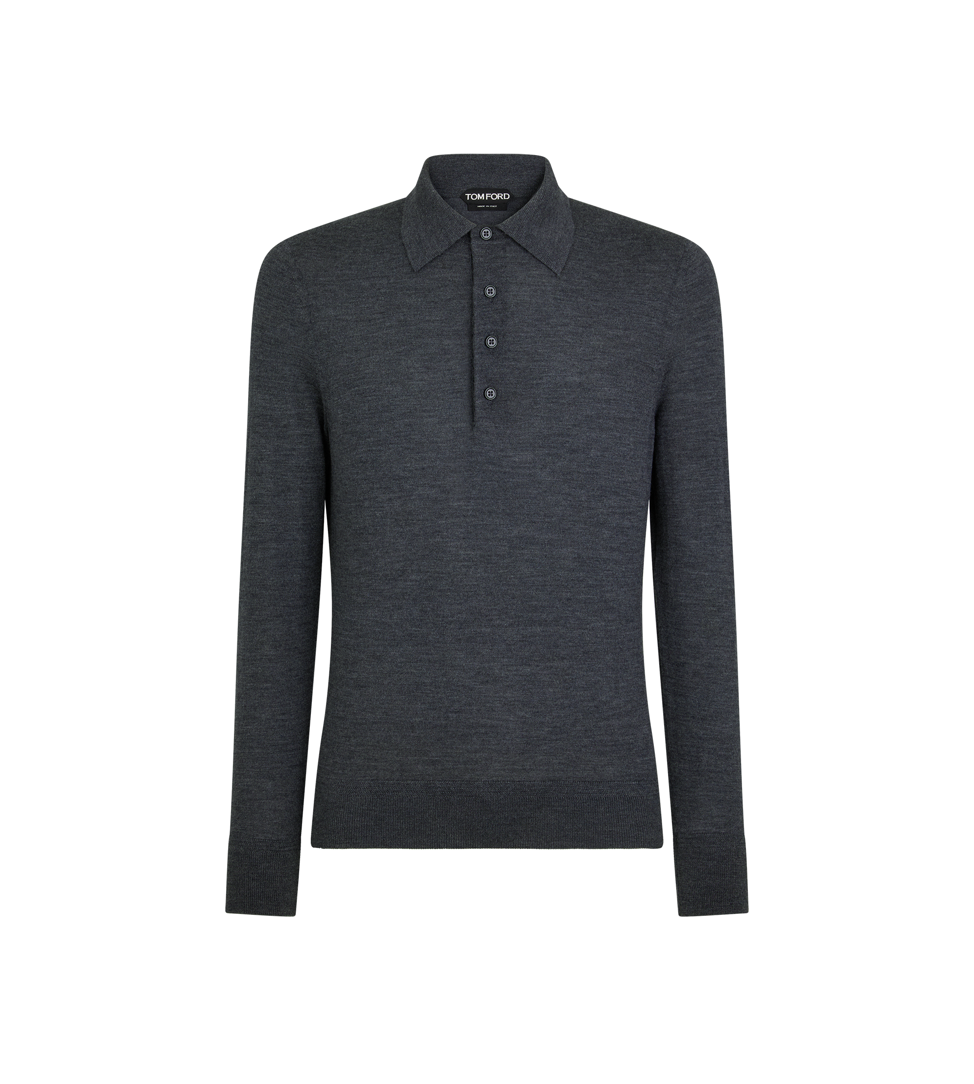 FINE GAUGE PURE WOOL POLO