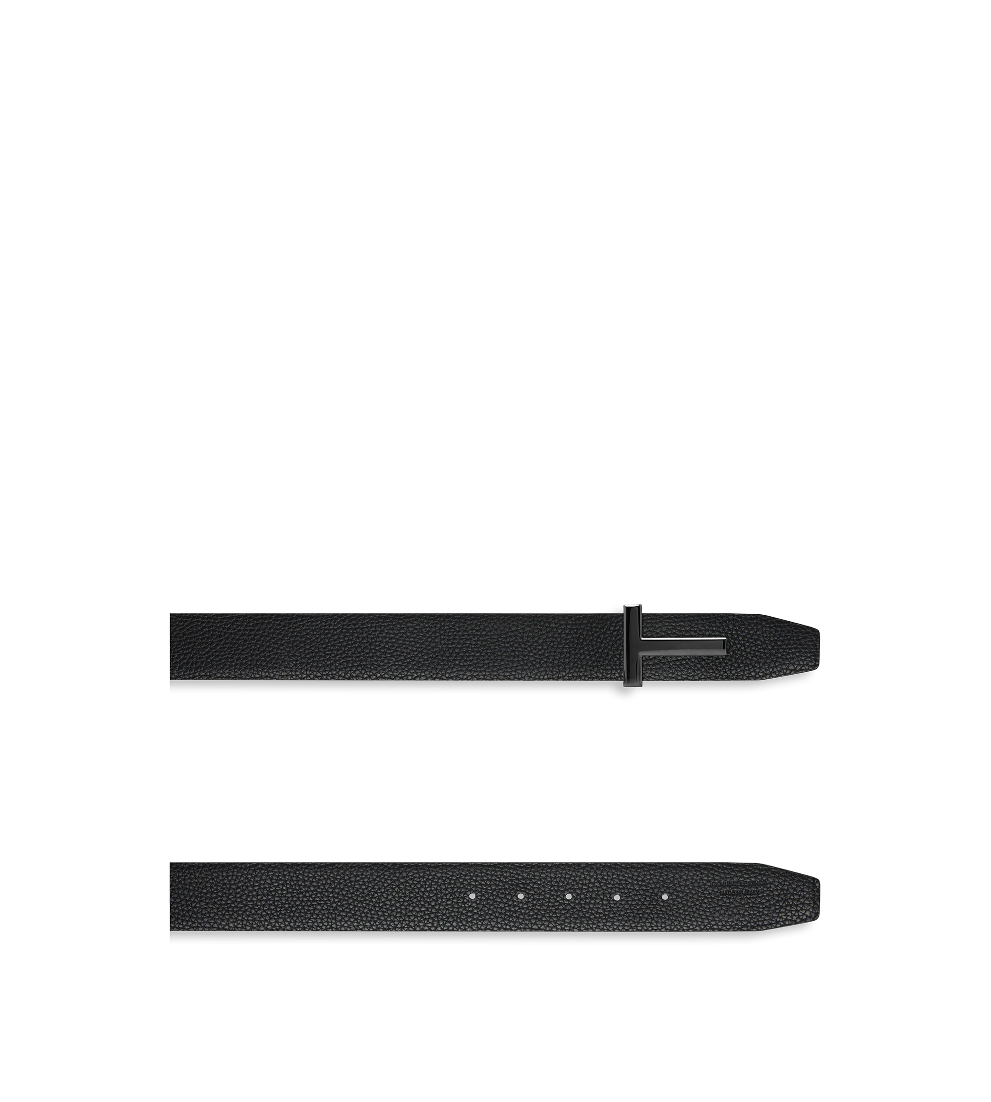 GRAIN LEATHER T ICON BELT