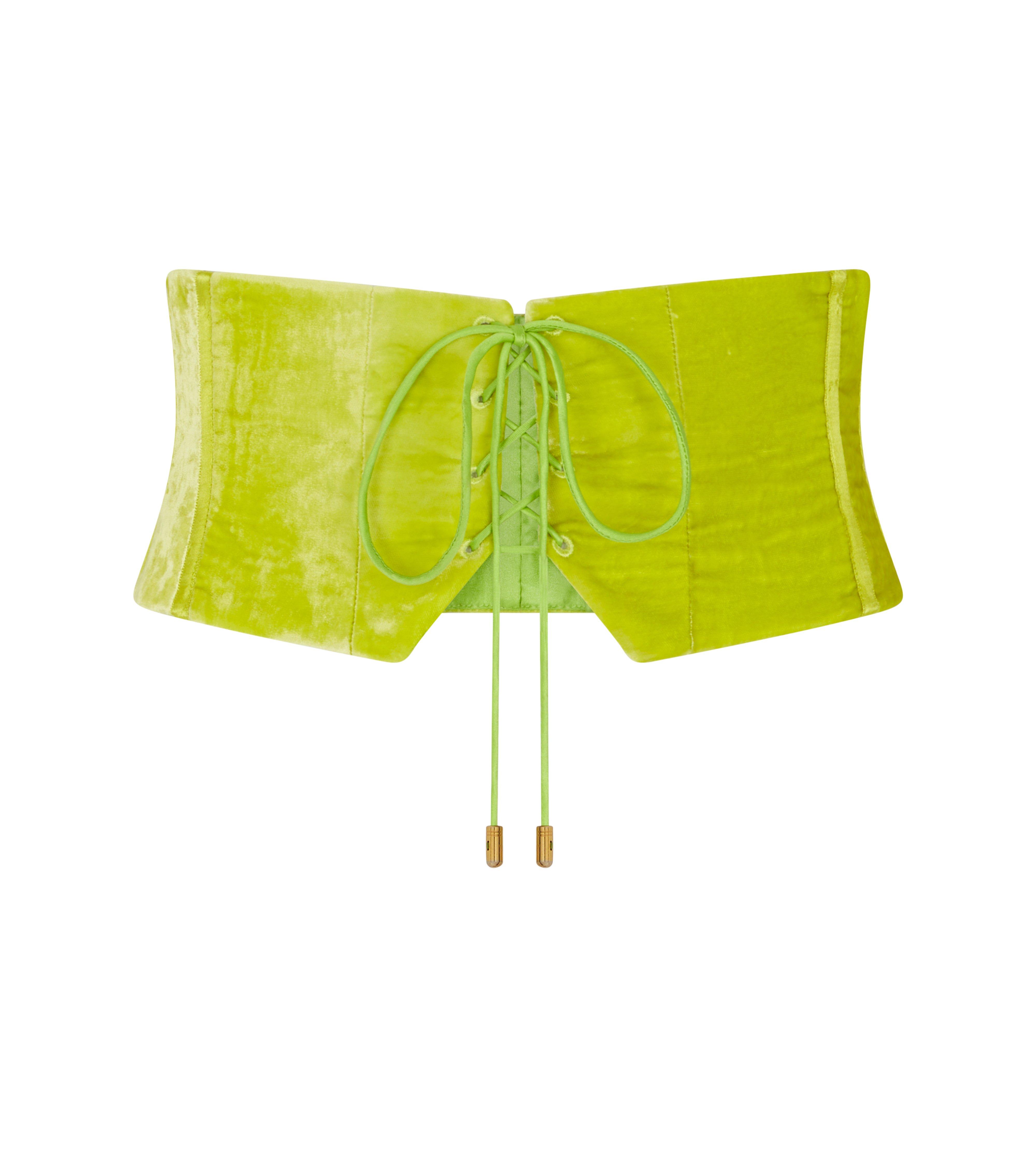 VISCOSE VELVET WAIST CINCHER