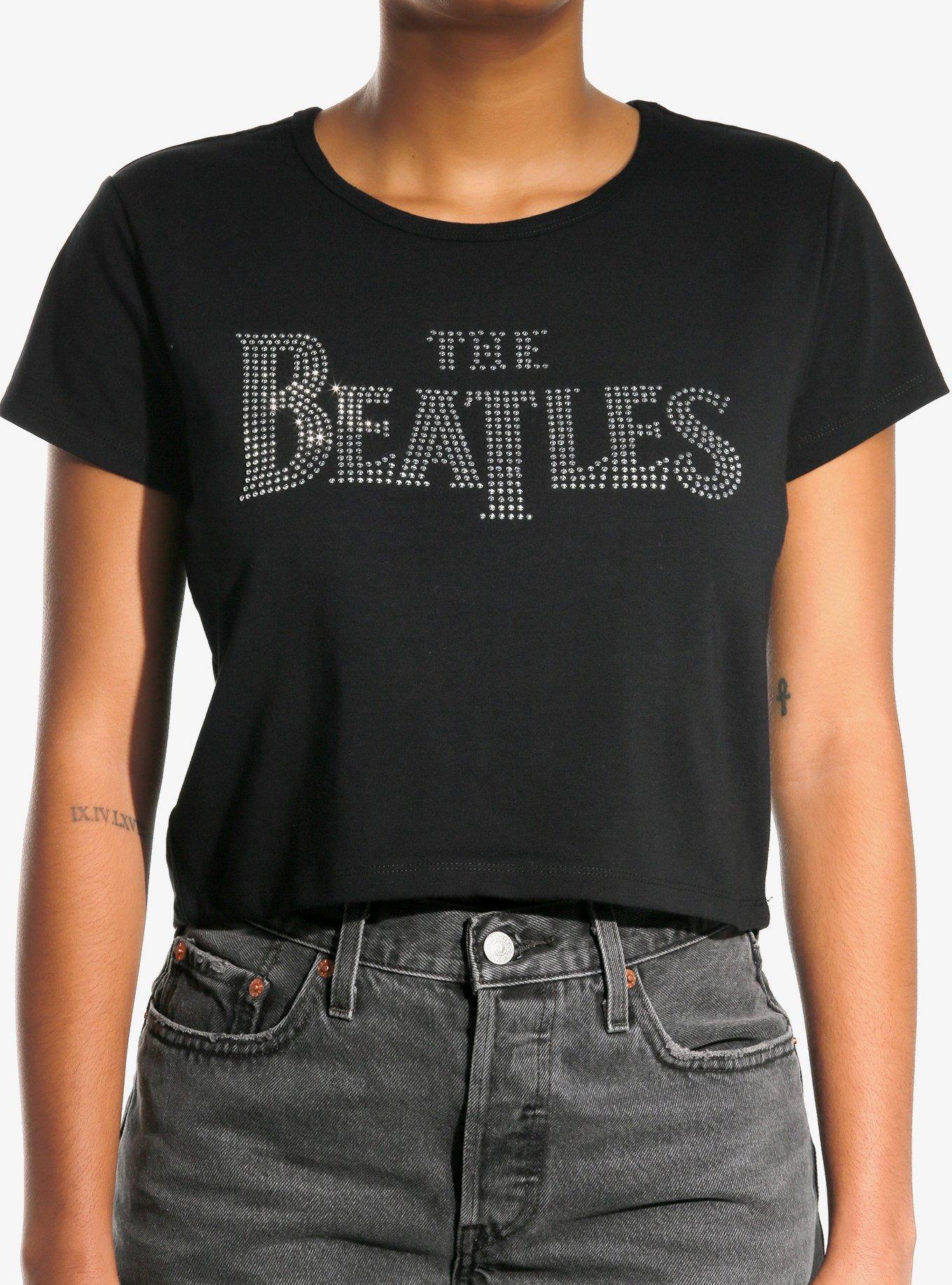 The Beatles Rhinestone Logo Girls Baby T-Shirt, , hi-res