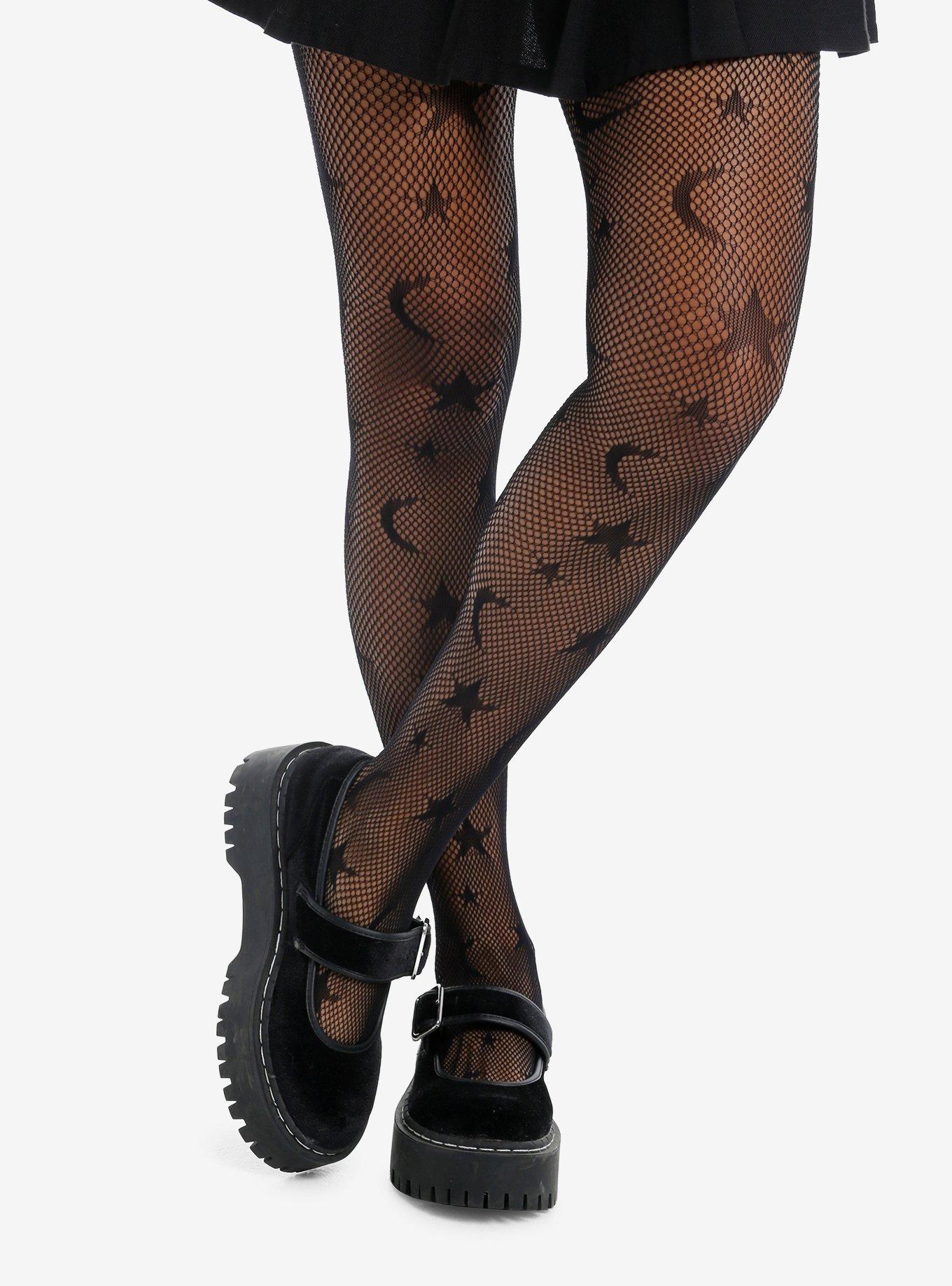 Celestial Fishnet Tights, , hi-res