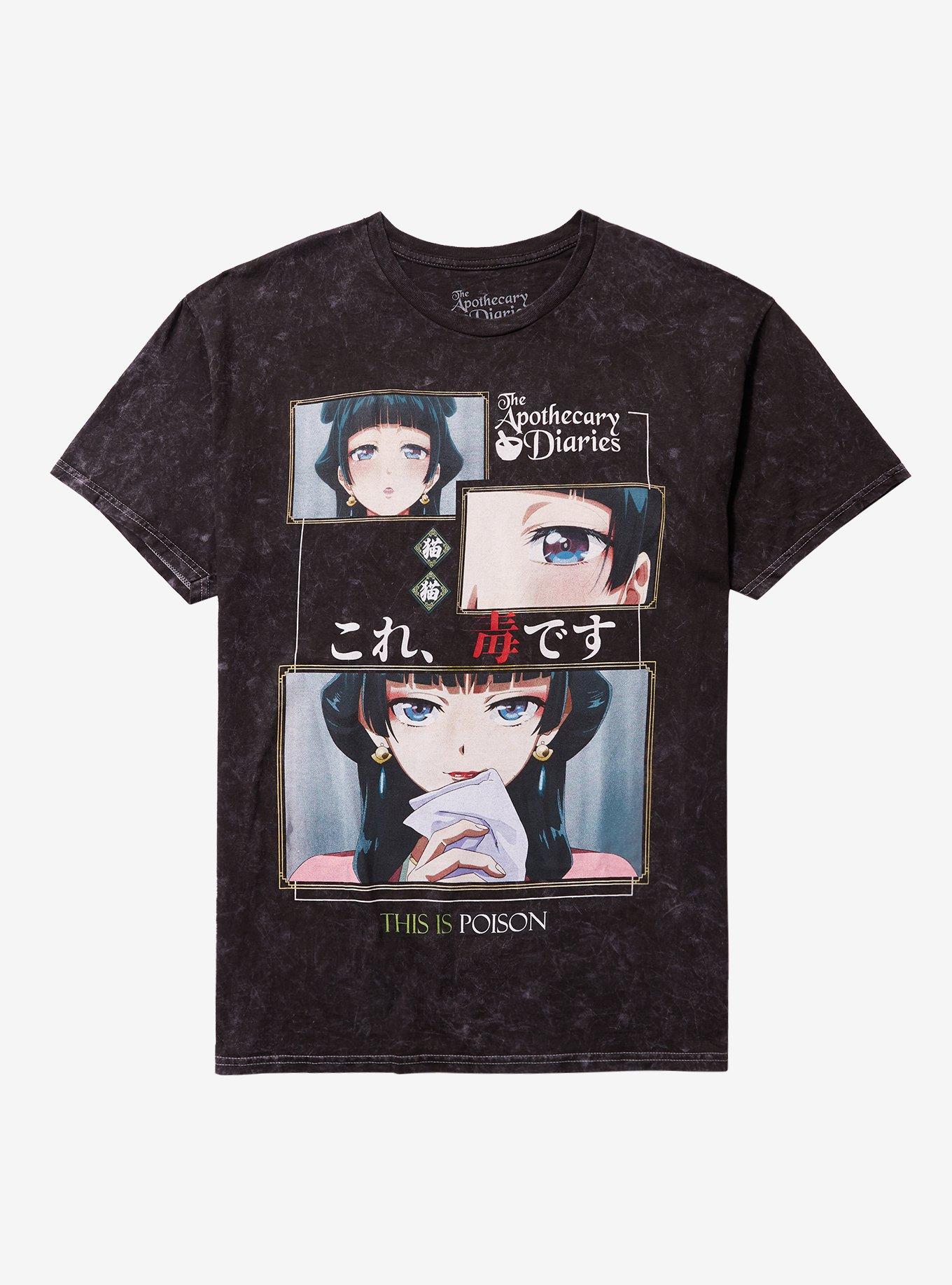 Apothecary Diaries Maomao Poison Dark Wash T-Shirt, , hi-res