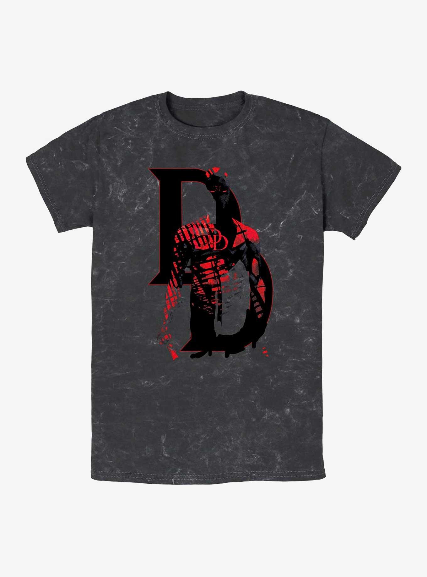 Marvel Daredevil In Shadows Mineral Wash T-Shirt, , hi-res